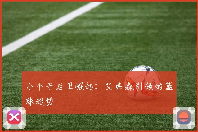 小个子后卫崛起：艾弗森引领的篮球趋势